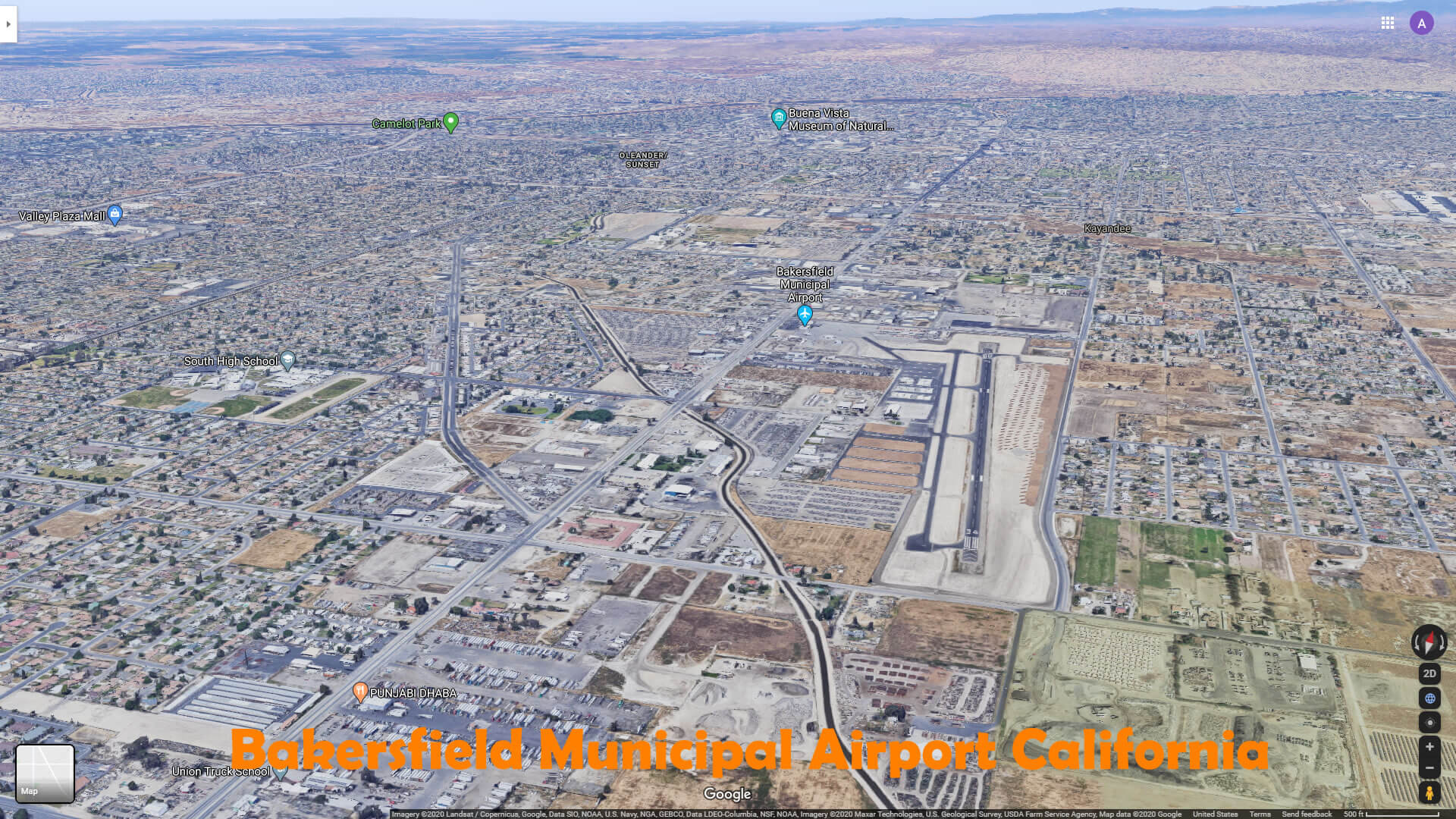 Bakersfield Municipal Aeroport californie